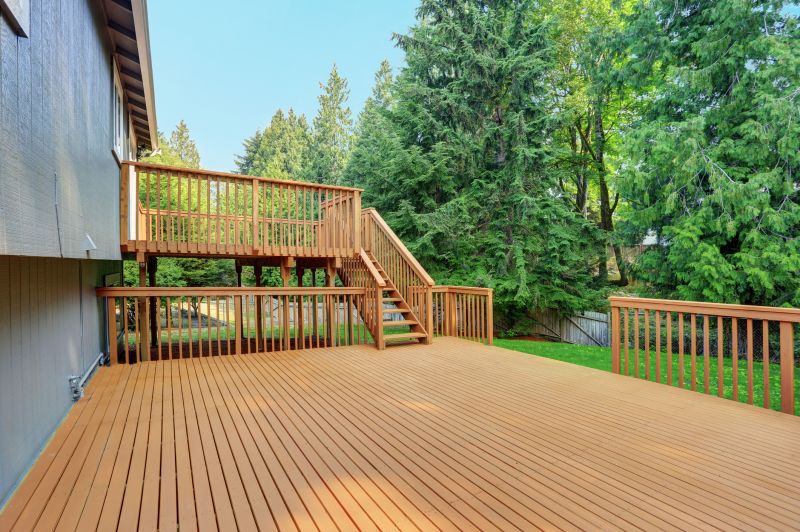 Traditional Wooden Deck