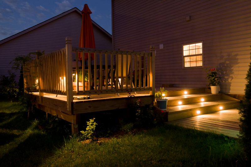 Deck with Ambient Lighting