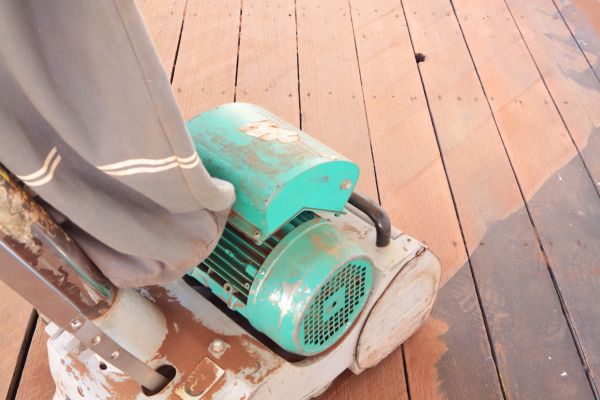 Cedar Deck Sanding in Jonesboro