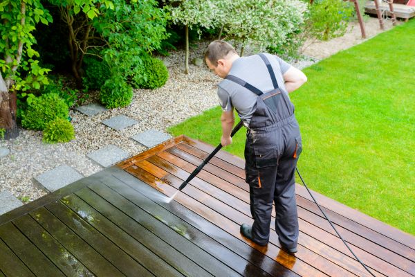 Cedar Deck Cleaning